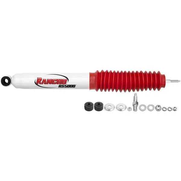 RS5405 – RANCHO Steering Stabilizer, Mounts To OE Locations With Protective Boot May Require Additional Parts Based O...